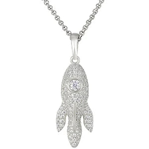 Top Quality 100% 925 Sterling Silver Whale Moissanite Pendant Iced Out Bling Necklace For Women/Men Hip Hop Fine Jewelry Party Gifts