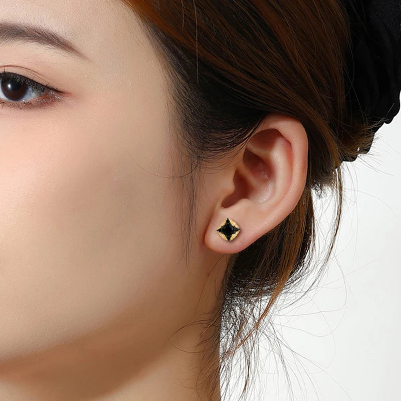 Original Design Full Iced Out Moissanite Frost Star Stud Earrings For Men Women 925 Sterling Silver Exquisite Party Jewelry Gift