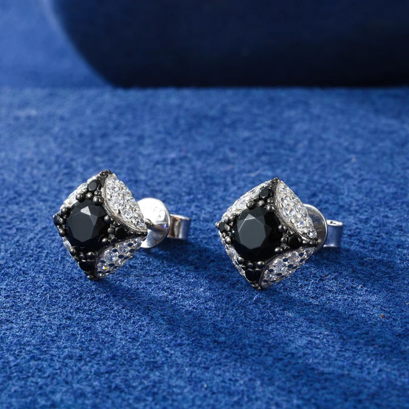 Original Design Full Iced Out Moissanite Frost Star Stud Earrings For Men Women 925 Sterling Silver Exquisite Party Jewelry Gift